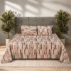 Abstract wavy stripe pure cotton king size bedsheet Abstract wavy stripe pure cotton king size bedsheet