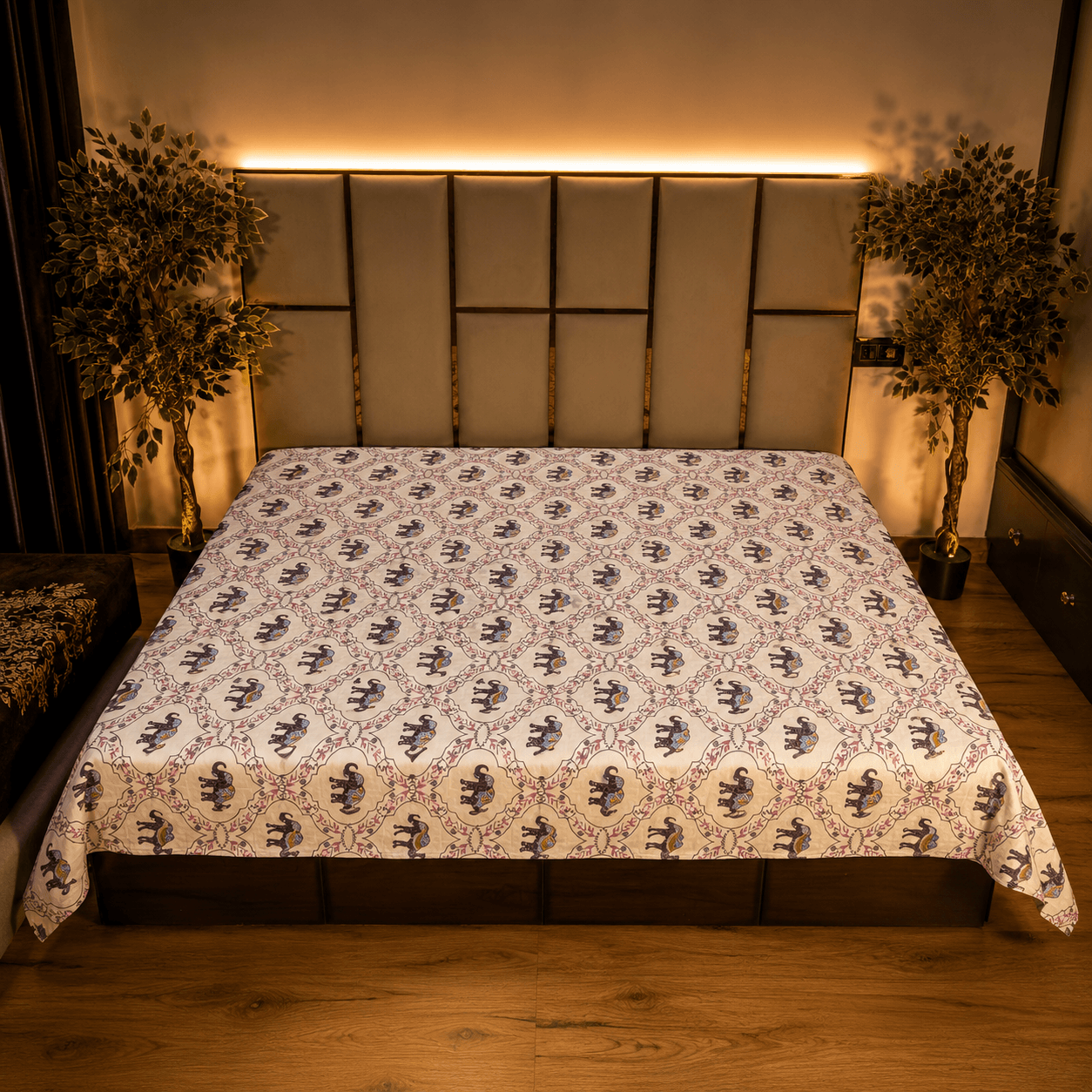 Ethnic Animal motif Ac Quilt Single Bed Ethnic Animal motif Ac Quilt Single Bed
