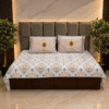 Baroque Damask pure cotton king size bedsheet