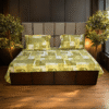 Geometric floral bonanza bedsheet