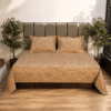 Damask Pattern Brown 734 pure cotton bedsheet