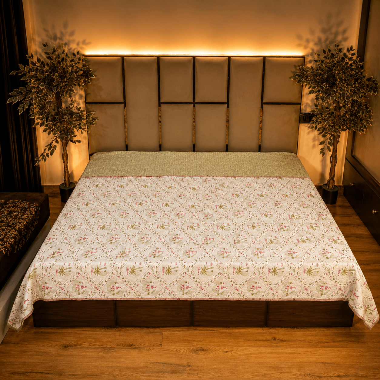 Jaipuri Diamond Jaal Ac Quilt Single Bed Jaipuri Diamond Jaal Ac Quilt Single Bed