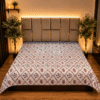 Jaipuri Floral Trellis cotton viscose mix double bed quilt Jaipuri Floral Trellis cotton viscose mix double bed quilt