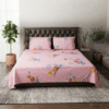 Pastel tulip Print wami pure cotton bedsheet Pastel tulip Print wami pure cotton bedsheet