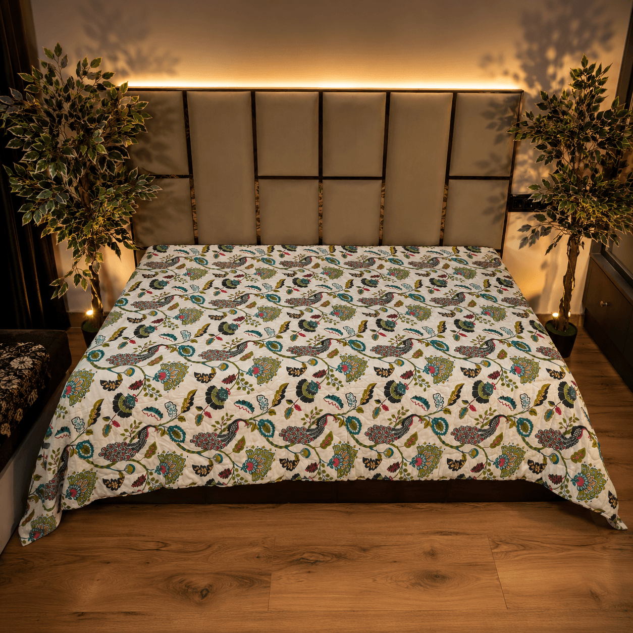 Royal Mayur Floral Ac Quilt Single Bed Royal Mayur Floral Ac Quilt Single Bed