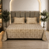 Rustic Grid Design 734 pure cotton bedsheet