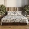Scandinavian floral Moris pure cotton bedhseet