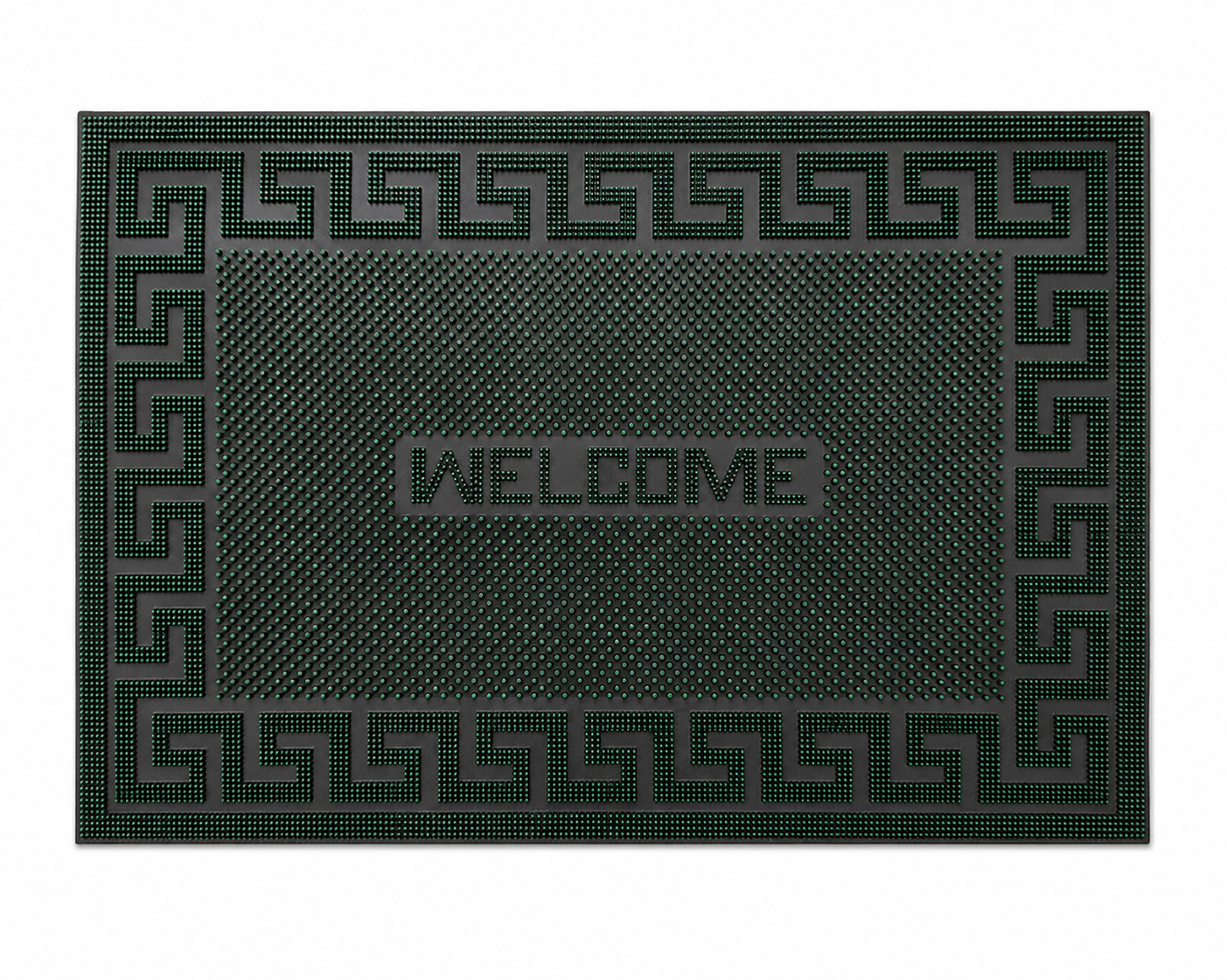 green welcome floor mat green welcome floor mat