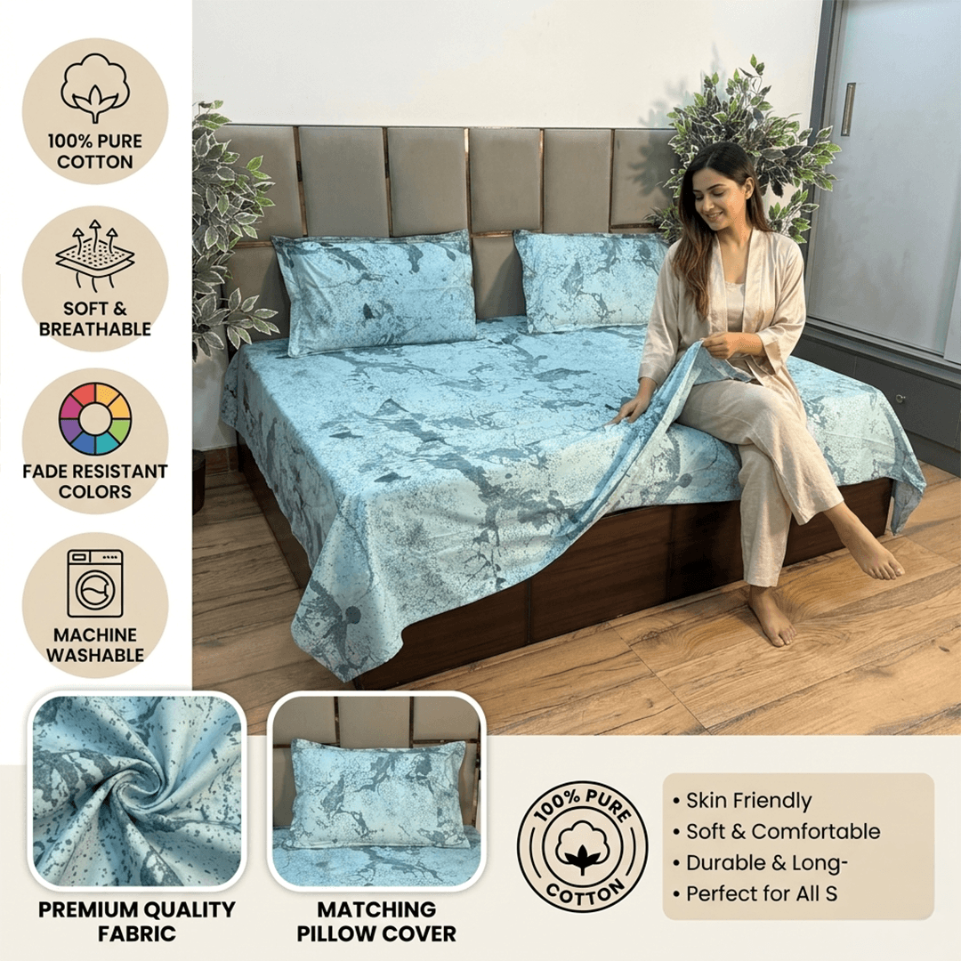 Mable Havana cotton bedsheet Mable Havana cotton bedsheet