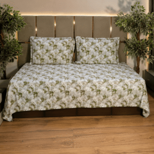 Floral Spring pure cotton king size bedsheet