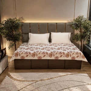 Autumn Blossom Ivory 5435 pure cotton kingsize bedsheet