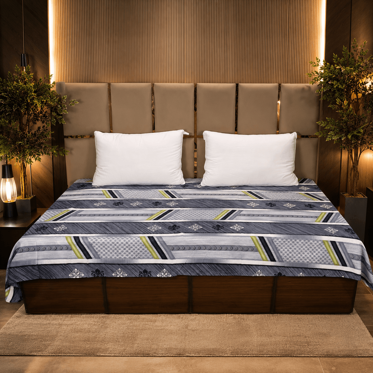 Soft Microfiber Filled Bed Pillows