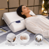Benefits of Contour Memory Foam Pillow ✔ Provides excellent neck and shoulder support ✔ Maintains proper spinal alignment ✔ Helps reduce neck pain and stiffness ✔ Relieves pressure points while sleeping ✔ Improves sleep posture and comfort ✔ Supports restful and uninterrupted sleep ✔ Suitable for daily home use ✔ Breathable design helps regulate temperature ✔ Retains shape even after prolonged use ✔ Ideal for people who wake up with neck discomfort