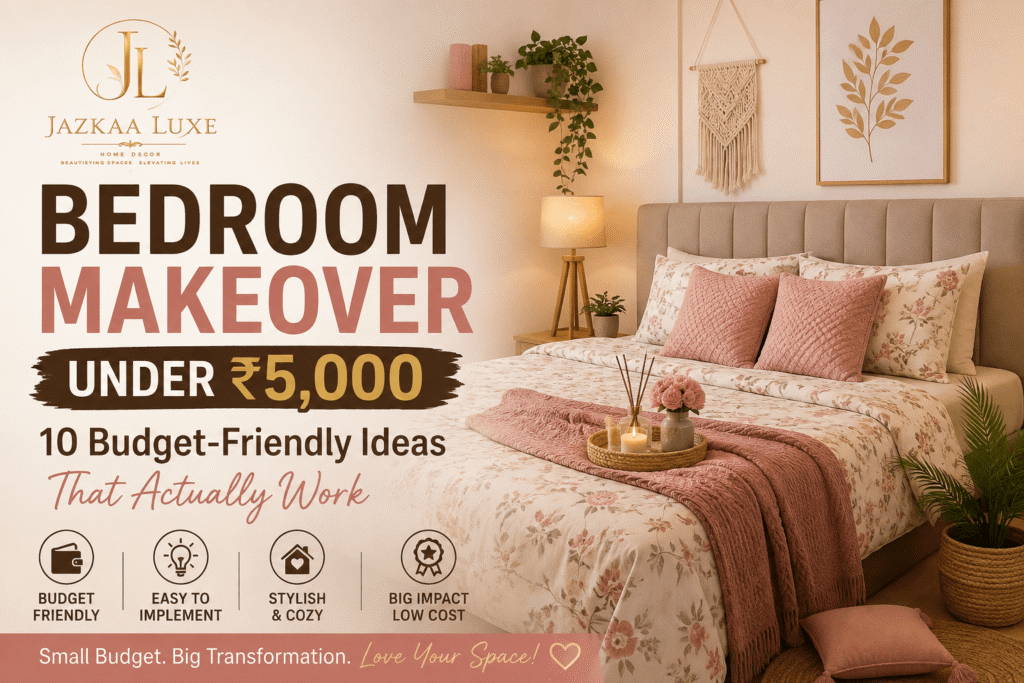Bedroom Makeover Under ₹5,000: 10 Budget-Friendly Ideas That Actually Work