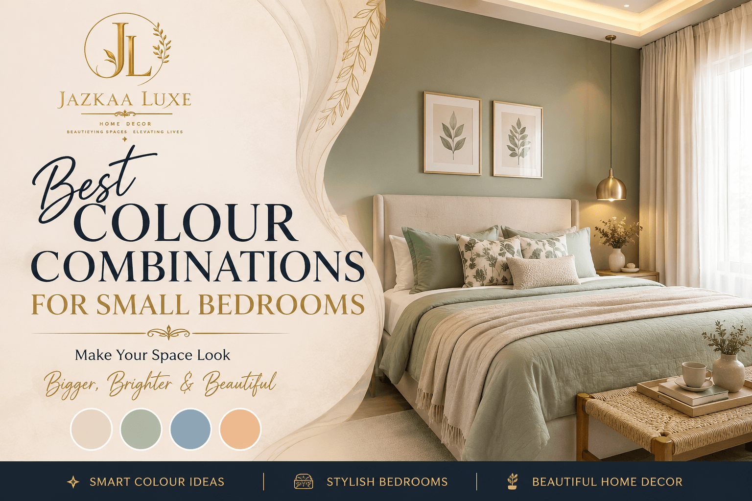 Best Colour Combinations for Small Bedrooms: 15 Ideas to Make Your Space Look Bigger