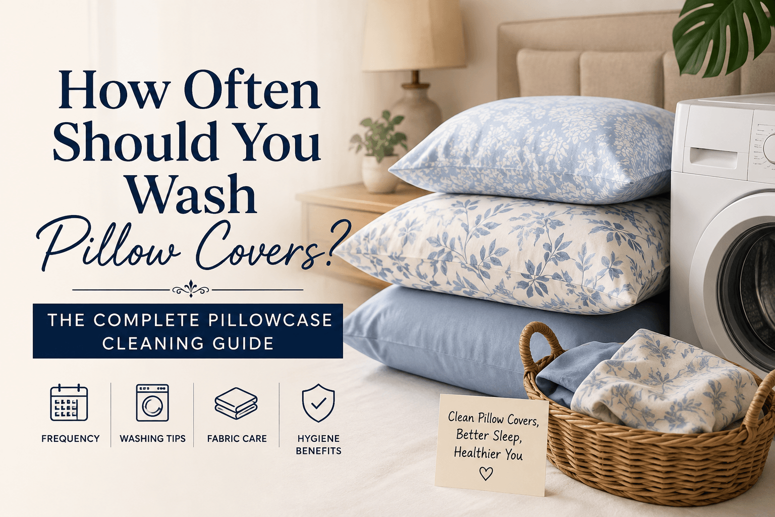 How Often Should You Wash Pillow Covers? The Complete Pillowcase Cleaning Guide