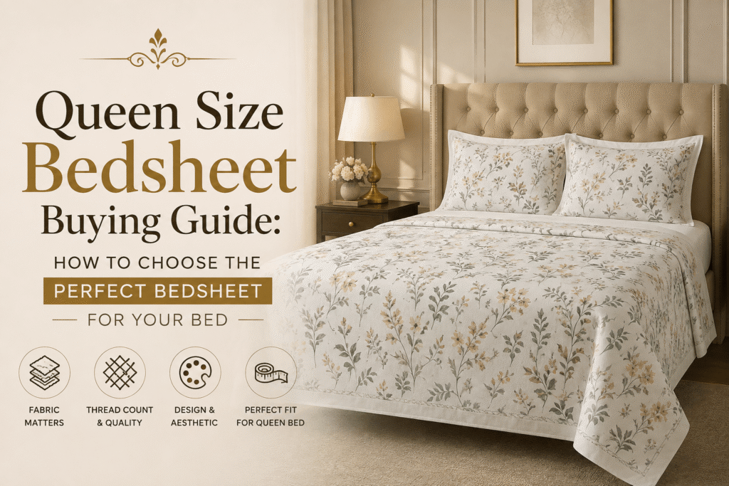 Queen Size Bedsheet Buying Guide: How to Choose the Perfect Bedsheet for Your Bed