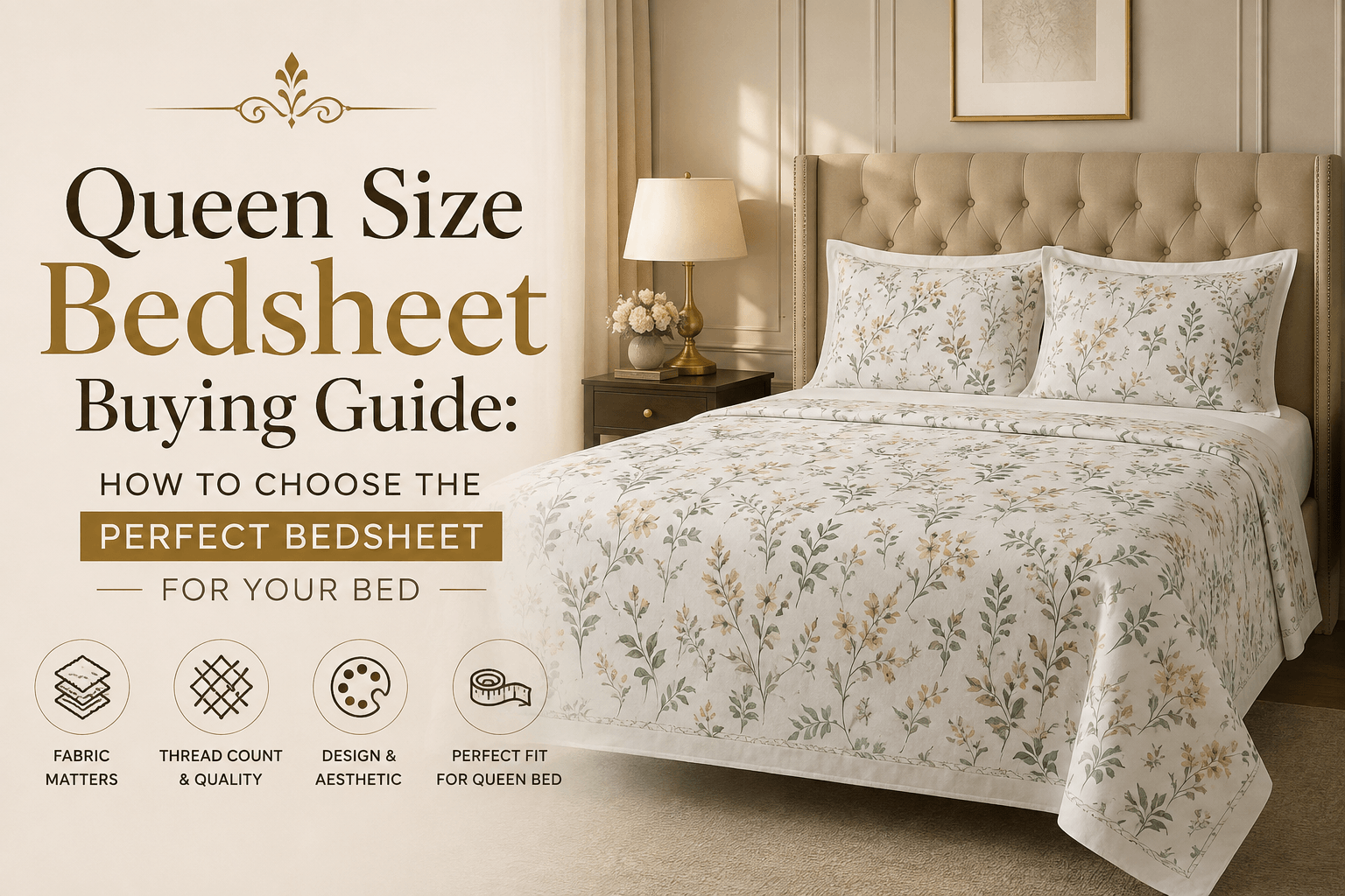 Queen Size Bedsheet Buying Guide: How to Choose the Perfect Bedsheet for Your Bed