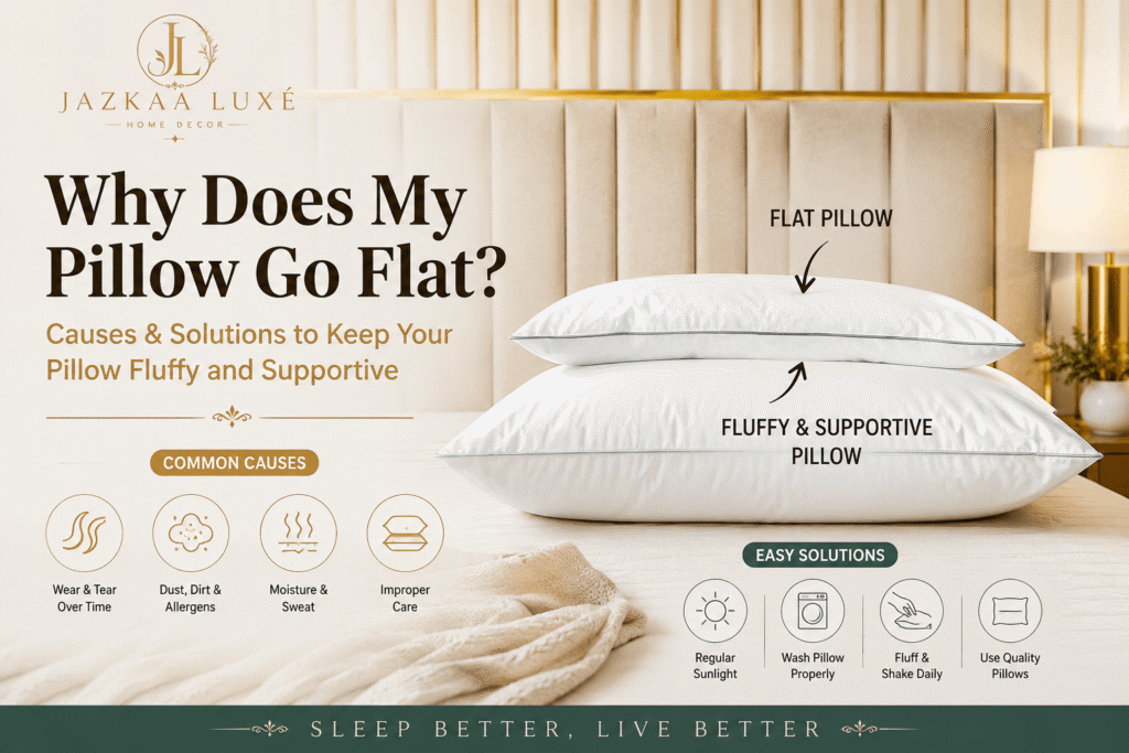 Why Does My Pillow Go Flat? Causes & Solutions to Keep Your Pillow Fluffy and Supportive