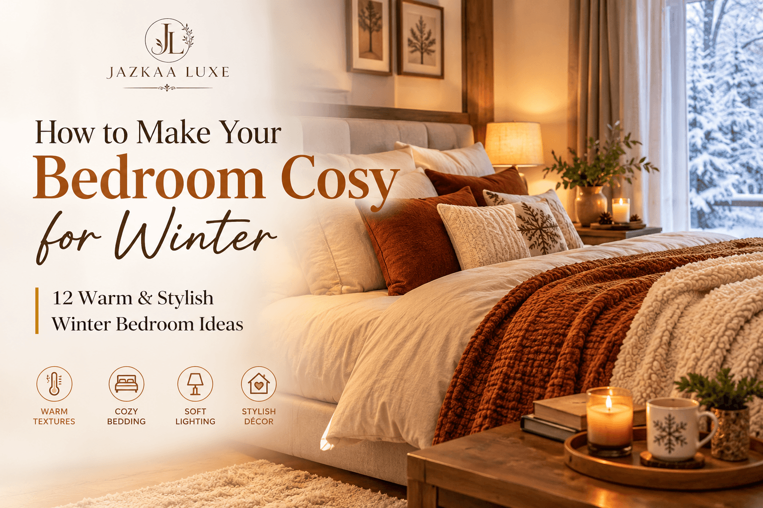 How to Make Your Bedroom Cosy for Winter: 12 Warm & Stylish Winter Bedroom Ideas